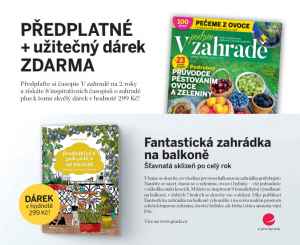 Dárek pro nové předplatitele -  Kniha Fantastická zahrádka na balkóně v hodnotě 299 Kč 