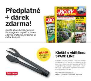 dárek k předplatnému časopisu Recepty prima nápadů
