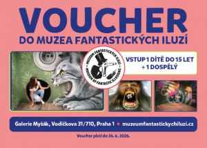 Dárek za předplatné - Voucher do Muzea fantastických iluzí vstup 1 dítě do 15 let a 1 dospělý v hodnotě 598 Kč
Voucher platí do 26. 6. 2026. Kompletní pravidla akce na Materidouska.cz. Vstupenka bude doručena na e-mail uvedený v objednávce. Platí pro nové předplatitele. 

Akce je omezena do vyprodání zásob. Platí do 10. 8. 25.