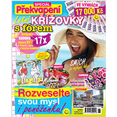 Objednejte si výhodné předplatné na celý rok 
 za akční cenu  
a získáte speciál Překvapení 6/2025 – Letní křížovky s fórem v hodnotě 24,90 Kč.
  

 Speciál Překvapení – 6/2025 – Letní křížovky s fórem  
„ROZVESELTE SVOU MYSL I PENĚŽENKU!“ 
Tipy z OBSAHU: 
 - Zajímavosti/Střípky: Smích je nejlepší lékař 
 - Cestování: 5 tipů, kam s dětmi za prázdninovým dobrodružstvím 
 - Zahrada: ASTRY, barevné hvězdy našich zahrad  
 - Recepty: Melounové léto 
 - Dekor: Doba kamenná aneb Nápadité tvoření z oblázků 
 - Letní krimi: Smrt na přehradě 
+ 17x Křížovky S FÓRY, SUDOKU 
Filmový kvíz & Slunce, moře a báječné komedie 
+  Peněžní VÝHRY - Za tajenky celkem 17 000 Kč ve výhrách 
V prodeji od 12. 8. 2025, Cena 24,90 Kč.



  
Cena zahrnuje poštovné a balné.

  
Neváhejte a objednávejte ihned. Nabídka platí jen do vyčerpání zásob dárků. 
Dárky vám rezervujeme dva týdny od objednání předplatného (do té doby je třeba předplatné uhradit). 
Dárky zasíláme do 30 dnů od zaplacení na adresu plátce prostřednictvím České pošty. 
Nabídka platí pouze pro předplatné doručované do České republiky.


  
Předplatné je na 12 měsíců.  
 Elektronická verze  časopisu je k tištěné verzi zcela  ZDARMA .
 
Registrujte se na  www.Mojepredplatne.cz  a čtěte svůj oblíbený titul až na 4 zařízeních v E-KNIHOVNĚ.