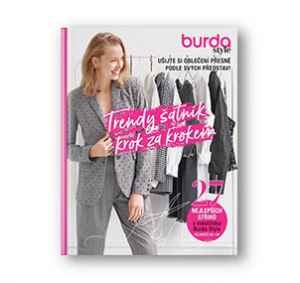 BE2503T Roční předplatné tištěné+  NOVÁ KNIHA TRENDY ŠATNÍK KROK ZA KROKEM  . Akce platí do vyčerpání zásob.   Bonus je odesílán na plátce a pouze po ČR.     Popis produktu: Když vám pod rukama vznikne nový model, za nějž
pak od svého okolí sbíráte jeden kompliment za druhým,
je to nepopsatelný pocit. V této knize najdete kolekci
27 nejpovedenějších střihů z Burdy Style, díky kterým
vytvoříte spolehlivý základ šatníku pro rozmanité příležitosti.
Vybírali jsme je s ohledem na to, aby byly co nejvíce
nadčasové a zároveň se báječně kombinovaly. Investujte
čas do trvalé a udržitelné módy. Šití není jen hobby,
je to přímo vášeň.
Všechny střihy jsou ve velikostech 34 až 44
plus dva do velikosti 46.
Kniha je vhodná od začátečníků po zkušené,
nabízí totiž různé úrovně obtížnosti.
Nechybí podrobné návody včetně detailních ilustrací.