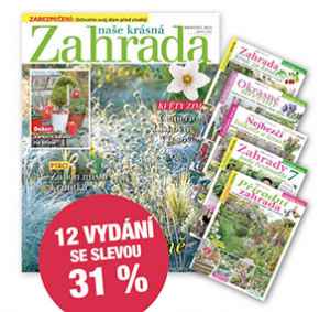 NKZ2512S Nabídka na roční předplatné na 2 tituly   12x Naše krásná zahrada + 5x tematické speciály  + DIGI VERZE ZDARMA!. Je nutno zadat email u odběratele!