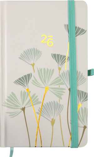 Dárek za předplatné -  Albi diář s gumičkou motiv KVĚTINY. Akce je určena pro nové předplatitele. Akce je omezena do vyčerpání zásob. 