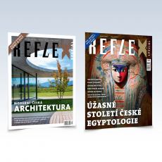 Dárek za předplatné - 2x Reflex Speciál Moderní česká architektura a Úžasné století české egyptologie
2x Reflex Speciál Moderní česká architektura a Úžasné století české egyptologie. Platí pro nové předplatitele.

Akce je omezena do vyprodání zásob. Platí do 31. 12. 25.