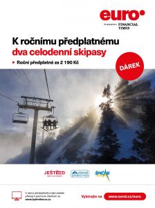K ročnímu předplatnému za 2190 Kč získáte dva celodenní skipasy do lyžařského střediska Špičák na Šumavě. Poukazy zasíláme v Novém roce, co nejdříve po úhradě na email. Platí do vyčerpání zásob.