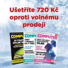 Dárek za předplatné - Ušetříte 720Kč oproti volnému prodeji. Akce je určena pro nové předplatitele. 