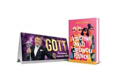 Dárek za předplatné - Kniha Všichni muži jednou ranou a stolní kalendář Karel Gott 2026
Kniha Všichni muži jednou ranou a stolní kalendář Karel Gott 2026. Platí pro nové předplatitele.

Akce je omezena do vyprodání zásob. Platí do 24. 3. 26.