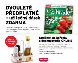 dárek k předplatnému časopisu V Zahradě