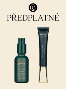 K ročnímu předplatnému za 1290 Kč získáte produkty Invity Microshot Collagen Serum a Invity
PDRN Cream Profesional v hodnotě 4 880 Kč. Nabídka platí do vyčerpání zásob!