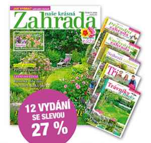 NKZ2606S Nabídka na roční předplatné na 2 tituly   12x Naše krásná zahrada + 5x tematické speciály  , se slevou 26 % + DIGI VERZE ZDARMA Je nutno zadat email u odběratele! 