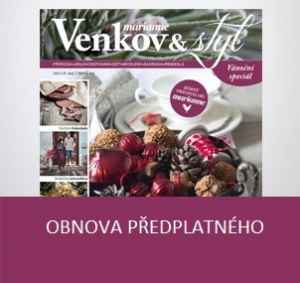 MV17VR (8 čísel) - dárek k předplatnému časopisu Marianne Venkov & styl