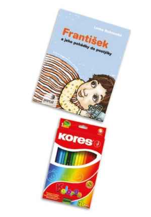 DRA 1707E Kniha + pastelky - dárek k předplatnému časopisu DRÁČEK