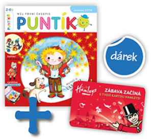 Karta Hamleys - dárek k předplatnému časopisu Puntík