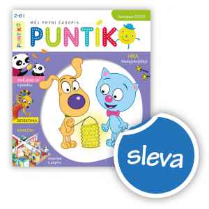 SLEVA - dárek k předplatnému časopisu Puntík