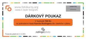 Kurz Kamila Rodingera - dárek k předplatnému časopisu Foto Video