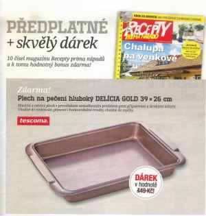 Hluboký plech Tescoma - dárek k předplatnému časopisu Recepty prima nápadů