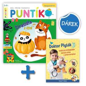 Kniha Doktor Plyšák - dárek k předplatnému časopisu Puntík