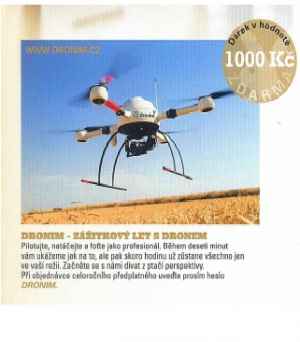 Zážitkový let s dronem - dárek k předplatnému časopisu Playboy