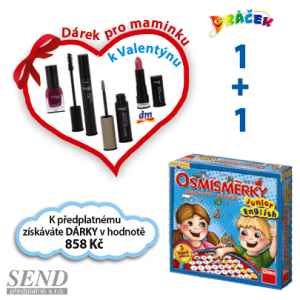 D0119C - Kosmetika+osmisměrky - dárek k předplatnému časopisu DRÁČEK