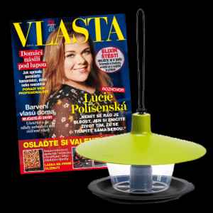 designové krmítko Plastia - dárek k předplatnému časopisu Vlasta
