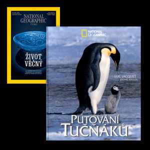 Předplaťte si National Geographic na rok za 999 Kč 
a získejte knihu Putování tučňáků v hodnotě 599 Kč jako dárek.



Putování tučňáků
Výpravná kniha s více než 150 fascinujícími barevnými fotografiemi ze života tučňáků a s nádhernými záběry ledové krajiny. 
Součástí knihy je reportáž o práci a podmínkách, které zakoušel filmový štáb při natáčení úžasného dokumentárního filmu National Geographic ze života tučňáků.
Technické údaje: formát knihy: 250x300 mm, rozsah: 160 stran, papír: 170 g křída matná, obal: tvrdé desky


Předplatné je na 12 měsíců.






Neváhejte a objednávejte ihned, nabídka platí jen do vyčerpání zásob dárků. Dárky vám rezervujeme dva týdny od objednání předplatného (do té doby je třeba předplatné uhradit). Dárky zasíláme do 30 dnů od zaplacení na adresu plátce jako balík na poštu. Nabídka platí pouze pro předplatné doručované do České republiky.

Předplatné na Slovensko 
objednávejte ZDE. Předplatné do zahraniční objednávejte ZDE. 
Předplatitelé časopisu NATIONAL GEOGRAPHIC se stávají členy neziskové organizace National Geographic Society, která podporuje výzkumnou činnost, vzdělávání a šíření geografických znalostí.

V rámci členství mohou být jejich osobní údaje předávány společnosti NATIONAL GEOGRAPHIC PARTNERS, LLC, 1145 17th Street, N.W., 
Washington, D. C. 20036, USA, která je neziskovou organizací z části vlastněna. 

Předání osobních údajů je zabezpečeno Standardní doložkou pro předání osobních údajů do třetích zemí dle rozhodnutí Evropské komise 2004/915/ES. 
National Geographic Česko je balen do biologicky rozložitelného ekologického obalu. 