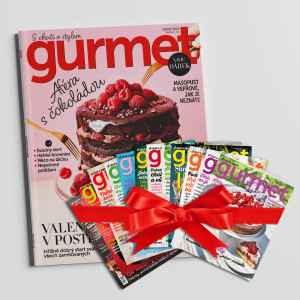 Předplaťte si Gurmet na rok 
a získáte kompletní ročník časopisu Gurmet z roku 2022 jako dárek.


Dárek - všech 12 čísel časopisu Gurmet z roku 2022



Cena zahrnuje poštovné a balné.


Neváhejte a objednávejte ihned. 

Nabídka platí jen do vyčerpání zásob dárků. 
Dárky vám rezervujeme dva týdny od objednání předplatného (do té doby je třeba předplatné uhradit). 
Dárky zasíláme do 30 dnů od zaplacení na adresu plátce - jako balík na poštu.
Nabídka platí pouze pro předplatné doručované do České republiky.


Předplatné je na 12 měsíců.


Elektronická verze časopisu je k tištěné verzi zcela ZDARMA.

Registrujte se na www.Mojepredplatne.cz a čtěte svůj oblíbený titul až na 4 zařízeních v E-KNIHOVNĚ.