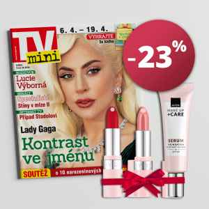 Avon - Balíček dekorativní kosmetiky MAKE UP +CARE (2x rtěnka, 1x rozjasňující make-up) - dárek k předplatnému časopisu TV mini